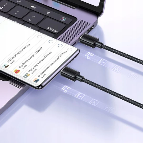 کابل USB-C مک دودو مدل CA-367 طول 1.2 متر با قابلیت انتقال دیتاMcdodo 100W - تصویر 4