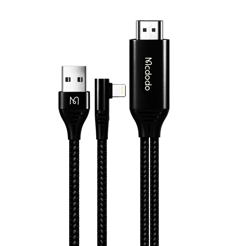 کابل تبدیل HDMI به لایتنینگ /USB مک دودو مدل CA-640 طول 2 متر - تصویر 3