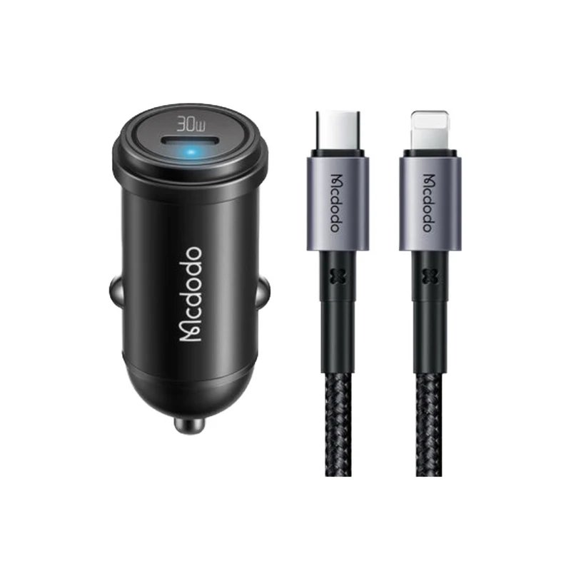 شارژر فندکى 30W مک دودو مدل CC-749 به همراه كابل تبديل لایتنینگ Mcdodo - تصویر 6