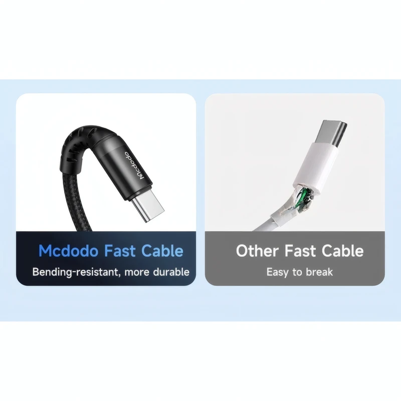 کابل USB-C مک دودو مدل Bending CA-564 طول 1 مترMcdodo 60w - تصویر 7