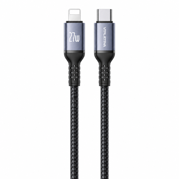 کابل Type-c to lightning وی آی پلاتینا VIPLATINA BC18P طول 1 متر 27W - تصویر 2