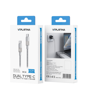 کابل دوسر تایپسی وی آی پلاتینا VIPLATINA BC14 طول 1.2متر 60w