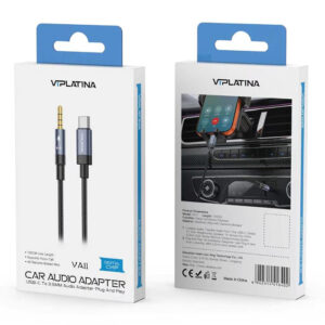 کابل Type-c to AUX وی آی پلاتینا 1متر VIPLATINA VA11