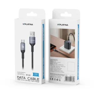 کابل USB-A to Type-c وی آی پلاتینا VIPLATINA BC18C طول 1 متر 18W